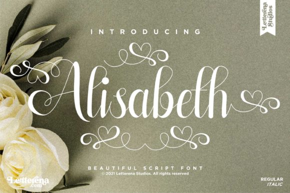 Alisabeth: A Romantic Script Font for Your Brand
