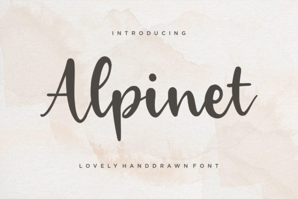 Alpinet: A Timeless Handwritten Font for Branding Projects