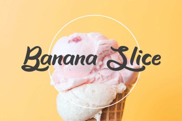 Banana Slice: A Playful Font for Polished Branding