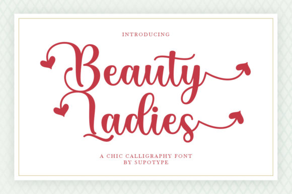 Beauty Ladies: A Script Font for Elegant Branding