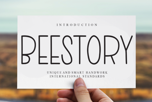 Beestory: A Handwritten Font That Feels Just Right