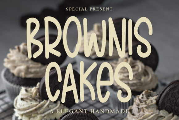 Brownis Cakes Script Font Review