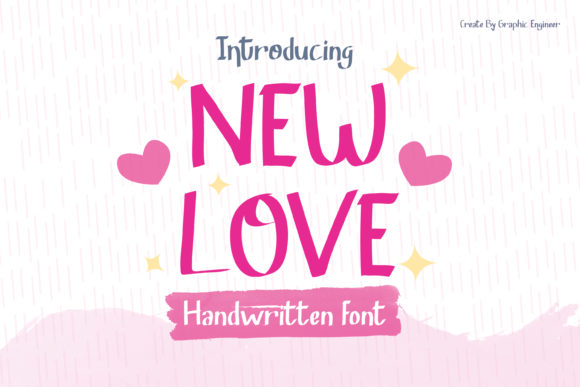 Discover New Love: A Handwritten Font for Modern Web Design