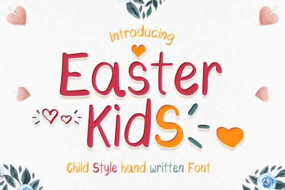 Easter Kids Font for Handmade Creations