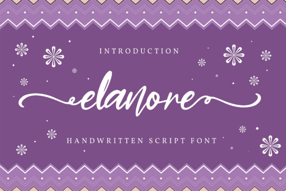 Elanore: A Whimsical Script Font for Editorial Elegance