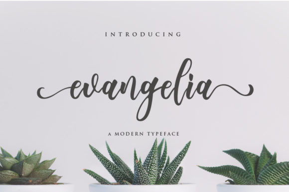 Evangelia: A Handwritten Font with Editorial Charm