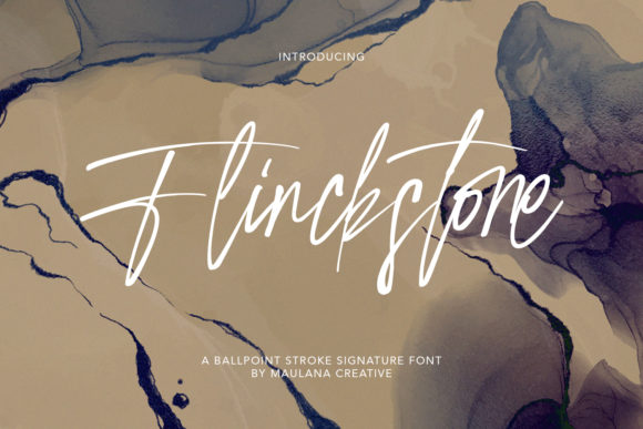 Flinckstone: A Sweet Script Font for Branding Projects