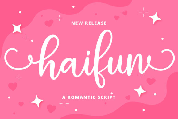 Haifun: A Delicate Script Font for Romantic Branding