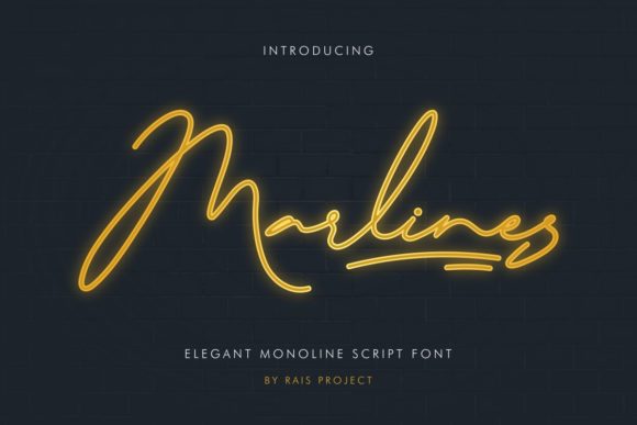 Marlines Font Review for Branding and Design Projects