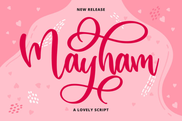 Mayham: A Handwritten Font That Elevates Editorial Design