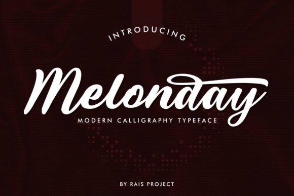 Melonday: A Handwritten Font for Elegant Branding