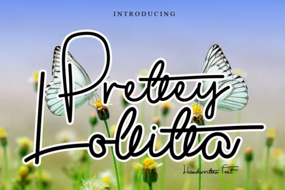 Pretty Lollitta Font for Handmade Creations