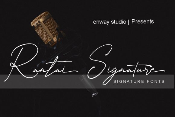 Rantai Signature: A Timeless Handwritten Font for Editorial Design