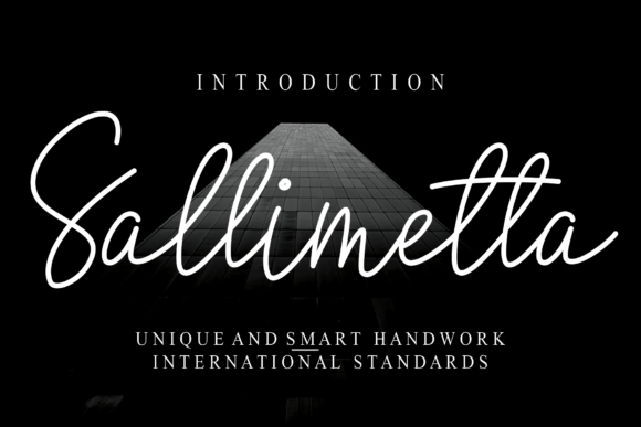Sallimetta: A Clean Handwritten Font for Modern Branding