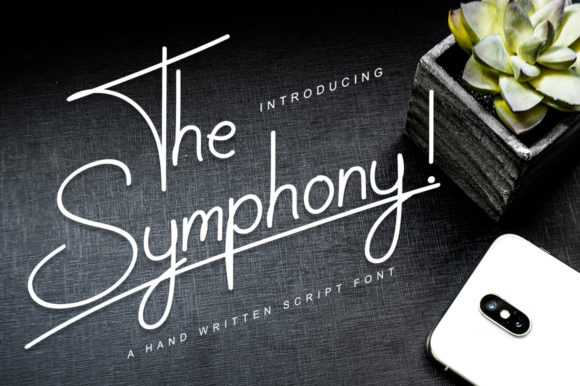 The Symphony: A Handwritten Font for Thoughtful Design